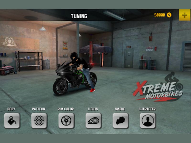 Luyện Tập Trong Thế Giới Mở Trong Xtreme Motorbikes Mod Xe Độ