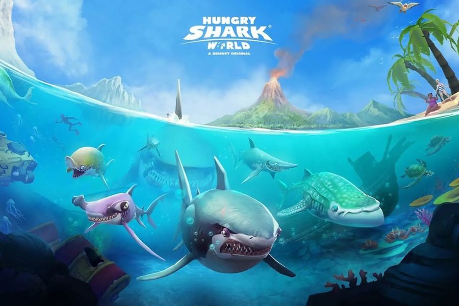 banner Hungry Shark World 1