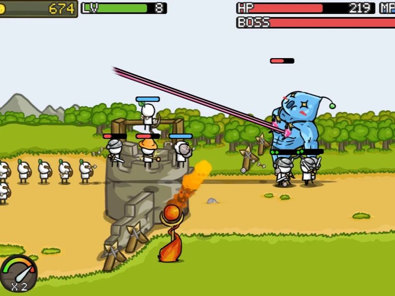 Đồ họa ấn tượng trong Hack Grow Castle