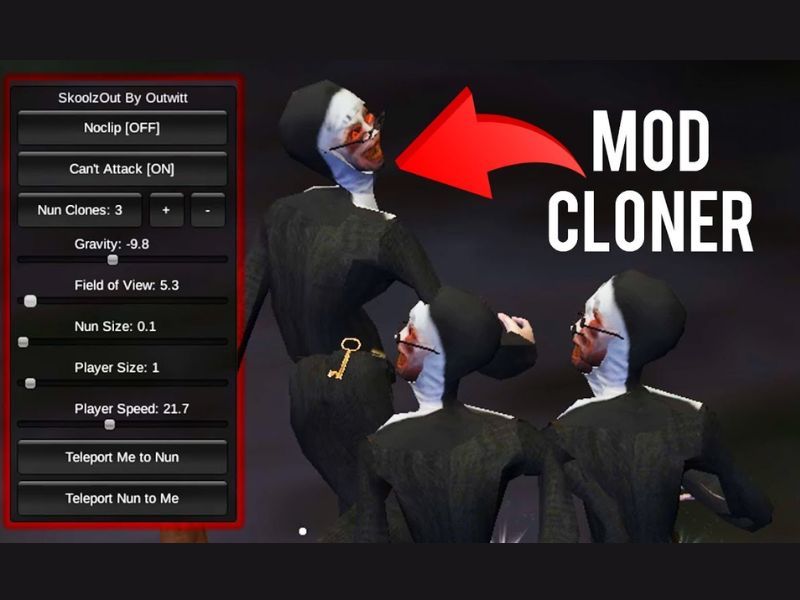 Một Số Điểm Nổi Bật Của Evil Nun Hack