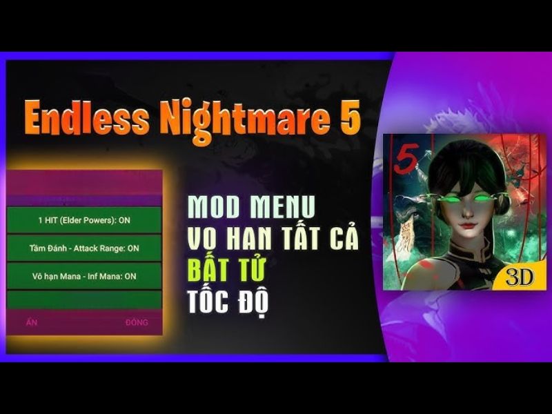 Một Số Tính Năng Nổi Bật Trong Endless Nightmare 5 Hack