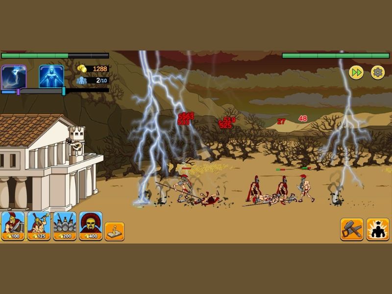 Bảo vệ lãnh thổ trong Age Of War 2 Hack