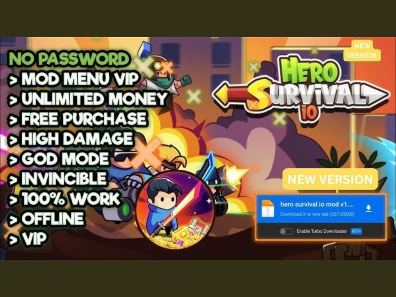 Các Điểm Nổi Bật Độc Đáo Của Hack Hero Survival IO