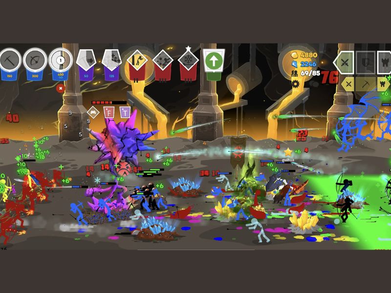 Chế độ PvP đối kháng trực tuyến trong Stick War Saga Hack