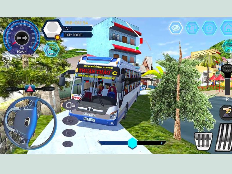 Cơ chế lái chân thực trong Bus Simulator Vietnam MOD