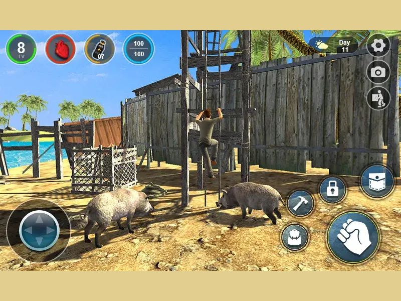 Hack Survival Simulator có đồ họa thực tế
