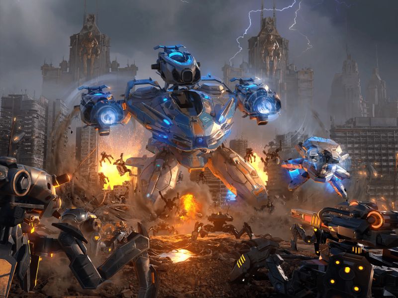 Hack War Robot có đồ họa bắt mắt, sống động