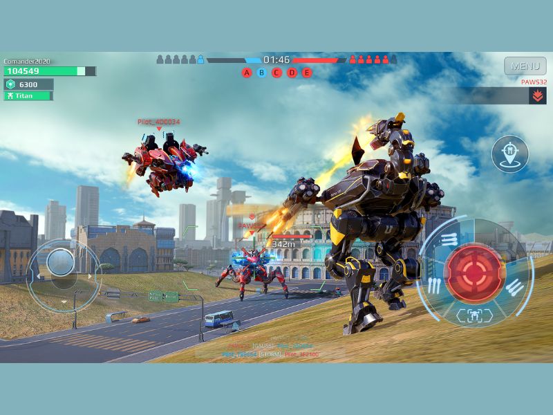 Hack War Robot có lối chơi lôi cuốn