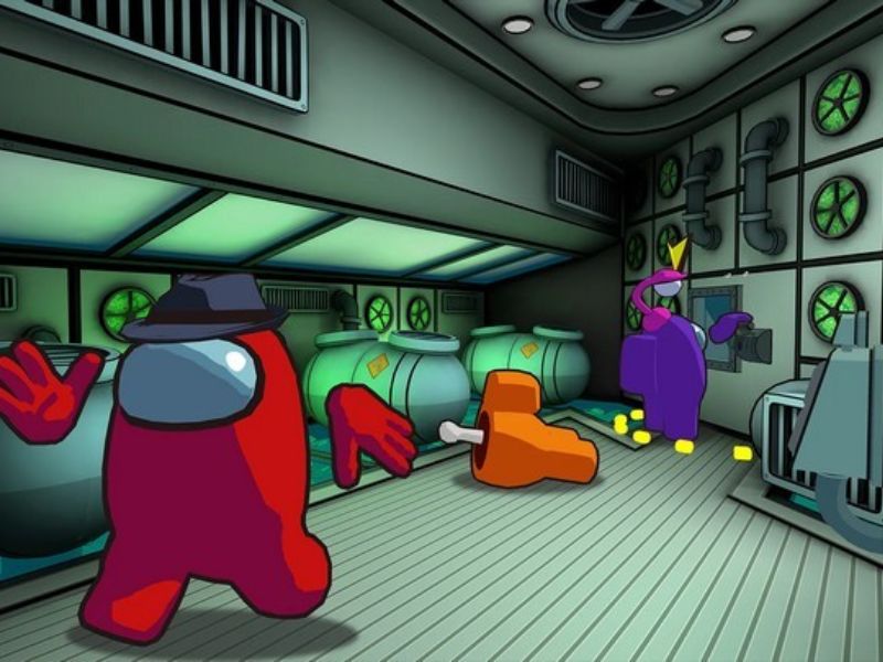 Lối chơi xã hội thú vị, tìm kẻ mạo danh trong Hack Among Us