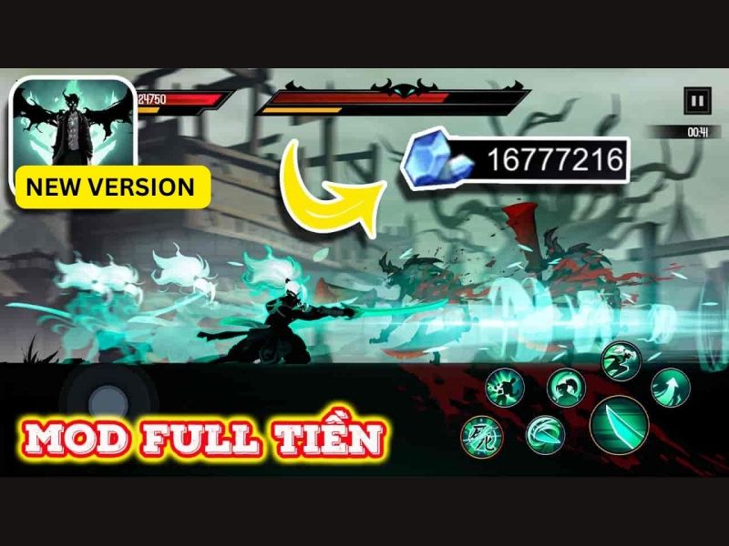 MOD Vô hạn Tiền trong Hack Shadow Knight
