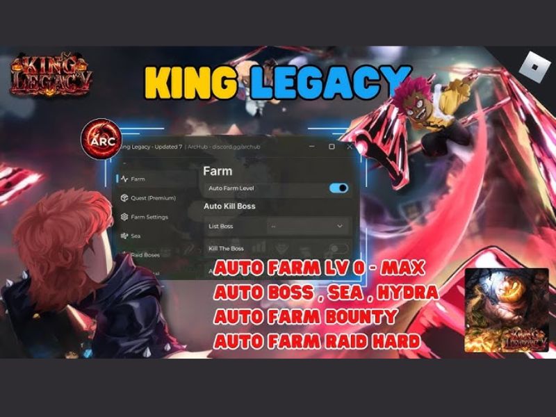 Một Số Điểm Nổi Bật Của Hack King Legacy