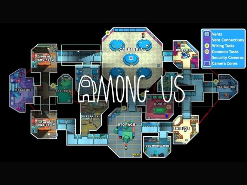 Nhiệm vụ đa dạng trên nhiều bản đồ trong Hack Among Us