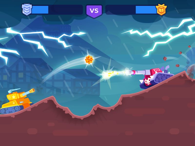 Tham gia các màn chơi PvP trong Hack Tank Stars