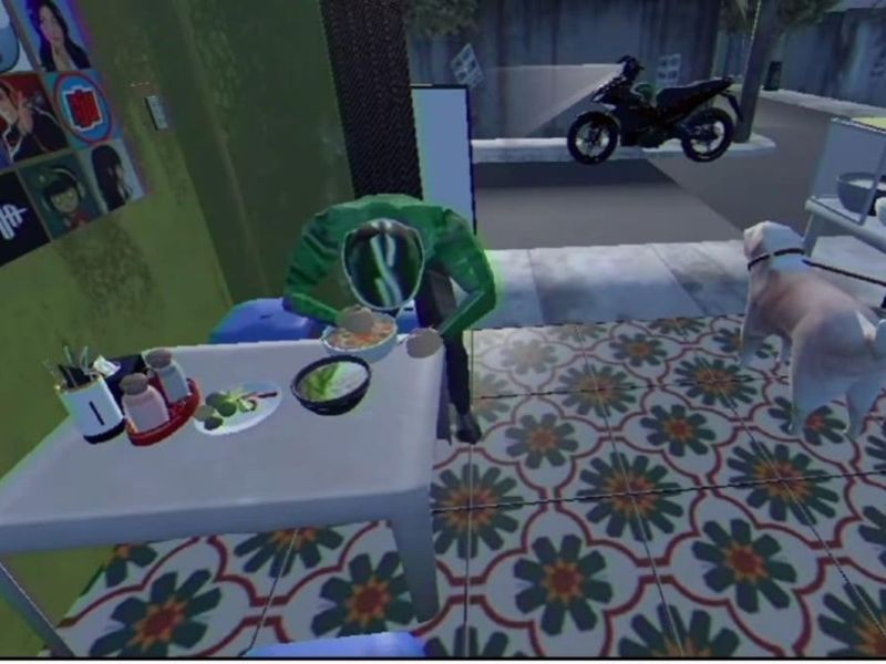 Tiệm Phở Của Anh Hai APK có đồ họa đơn giản nhưng độc đáo