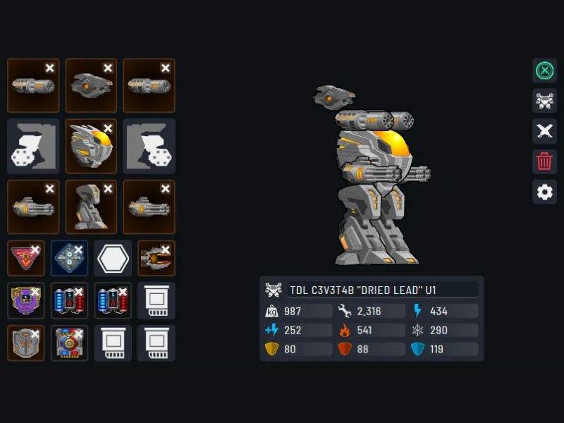 Xây dựng và tùy chỉnh robot trong Hack Super Mechs