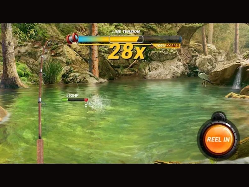 Cơ chế câu cá đơn giản trong Hack Fishing Clash