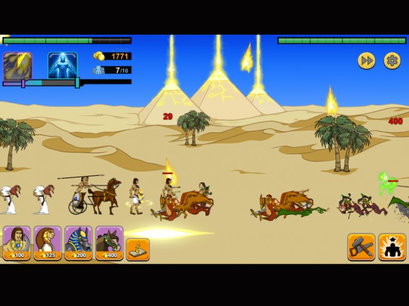 Mỗi thời kỳ mở ra một trải nghiệm chiến thuật trong Hack Age Of War 2