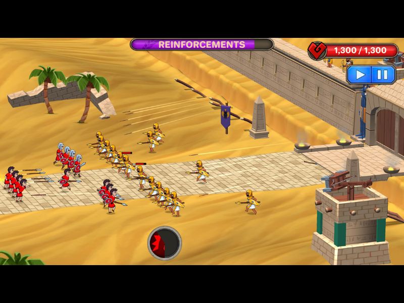 Gameplay pha trộn thủ thành, nhập vai và chiến lược với Hack Grow Empire Rome