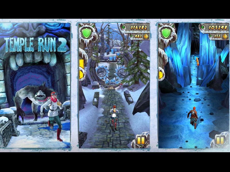 Cuộc phiêu lưu trong rừng rậm và thế giới trong Hack Temple Run 2