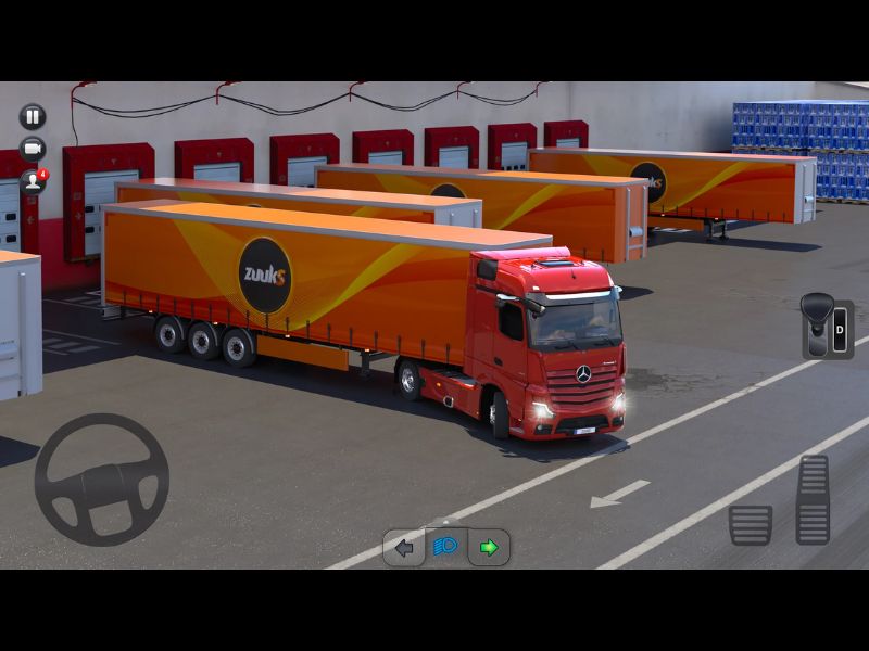 Vận chuyển hàng hóa tại hơn 100 thành phố trong Hack Truck Simulator Ultimate