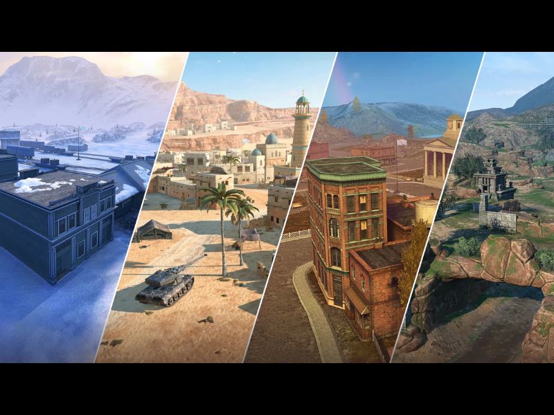 Hệ thống chiến trường đa dạng với Hack World Of Tanks Blitz