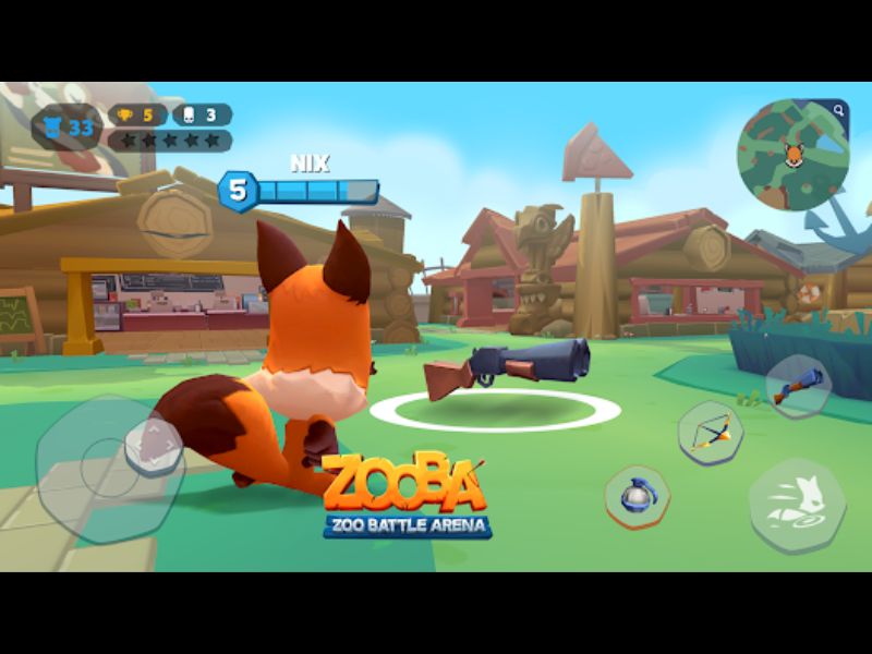 Đồ họa đẹp mắt trong Hack Zooba