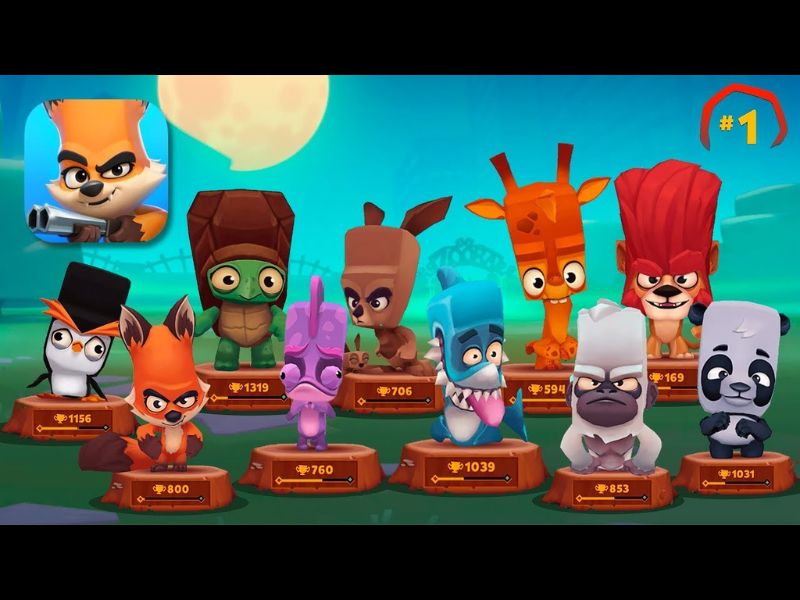 Hệ thống nhân vật đa dạng trong Hack Zooba