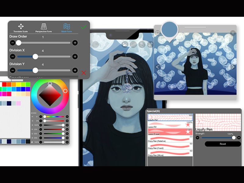 Vẽ nên những bức tranh ấn tượng trong Ibis Paint X Mod