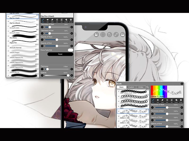 Tác phẩm nghệ thuật của chính bạn trong Ibis Paint X Mod