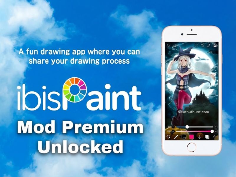 Mở khóa Pro trong Ibis Paint X Mod