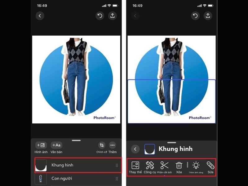 Kho Template và mẫu thiết kế đa dạng trong Photoroom Mod APK