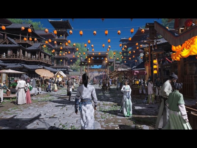 Đồ họa 3D mạnh mẽ và giao diện việt hóa với Where Winds Meet APK