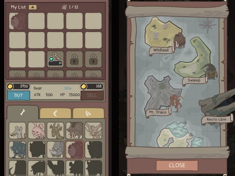 Thu thập tài nguyên và sinh tồn trong Wild Tamer Hack