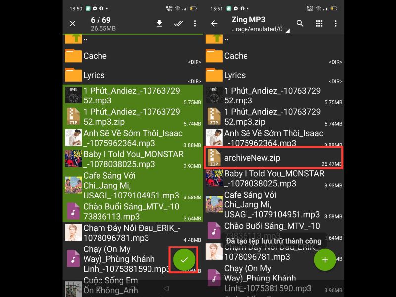 Mã hóa tệp và hỗ trợ đổi bảng mã ký tự trong Zarchiver Pro Mod Apk