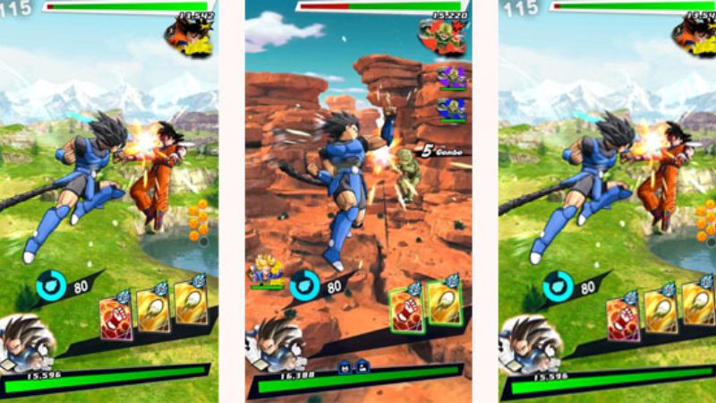 Lối chơi trong Dragon Ball Legends Mod APK