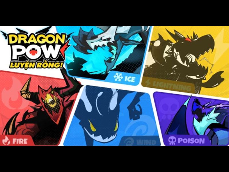 Triệu hồi rồng nguyên tố trong Hack Dragon Pow Luyện Rồng