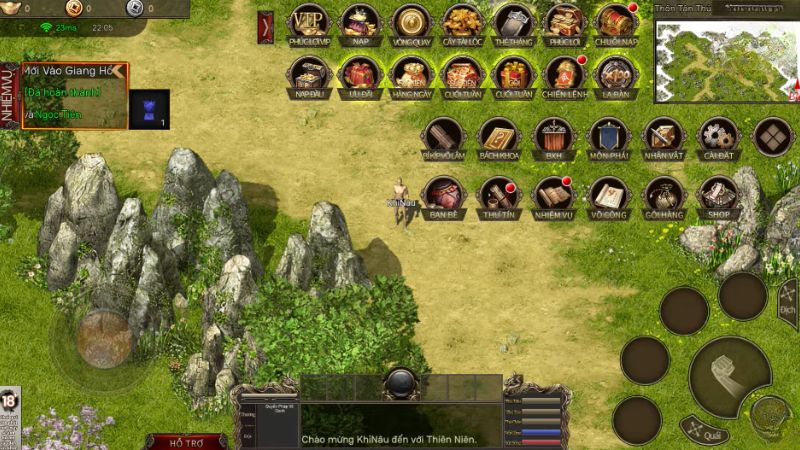 Đồ họa và âm thanh đậm chất kiếm hiệp trong Thiên Niên Trở Lại Mod APK