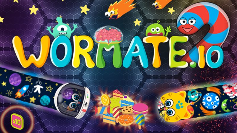 Wormate.io APK - Tựa Game Rắn Săn Kẹo Cực Vui Trên Mobile