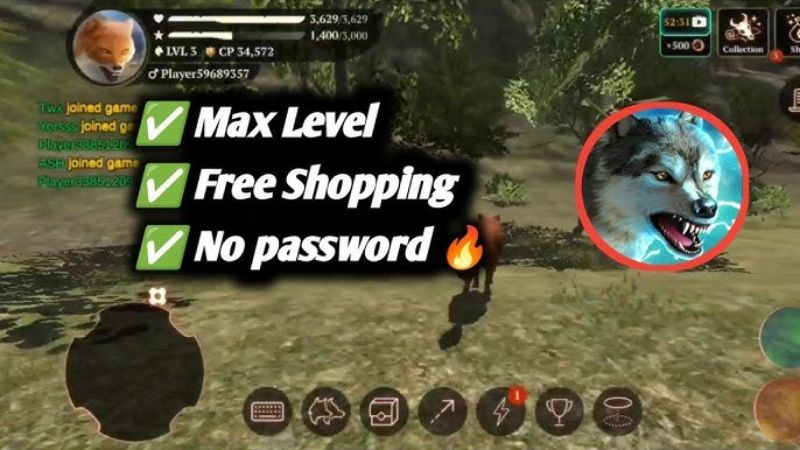 Các Đặc Quyền Đỉnh Cao Trên Bản Hack The Wolf APK
