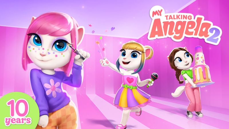 My Talking Angela 2 APK - Thế Giới Thời Trang Và Chăm Sóc Thú Ảo Đầy Sắc Màu