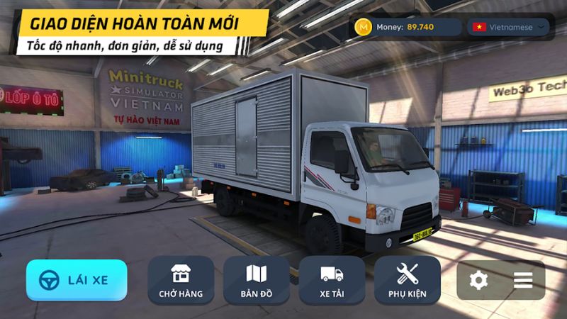 Tính Năng Tùy Biến Và Nâng Cấp Xe Toàn Diện Trong Truck Simulator Vietnam Pro MOD APK