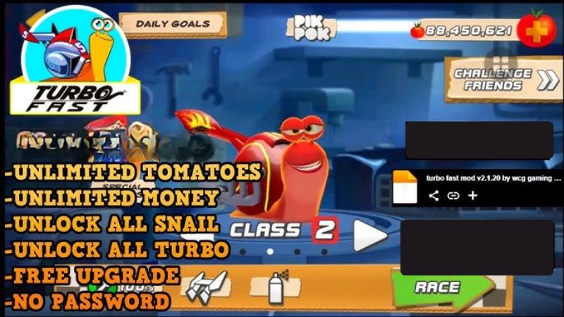 Những Đặc Quyền Vượt Trội Trong Bản Turbo Fast Mod APK