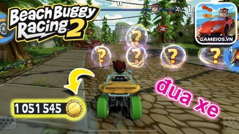 Đặc Quyền Của Người Chơi Trong Bản Hack Beach Buggy Racing 2