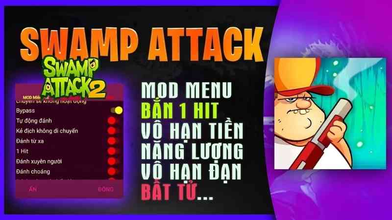 Những Tính Năng "Bá Đạo" Chỉ Có Trên Bản Hack Swamp Attack 2