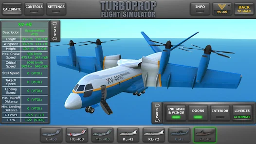 Khám phá vai trò phi công trong Turboprop Flight Simulator 3D MOD APK