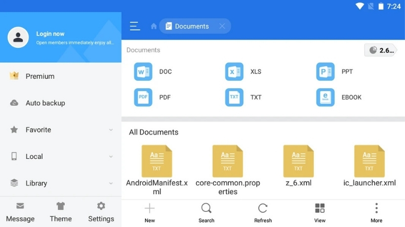 Chọn và di chuyển nhiều tệp bằng ES File Explorer