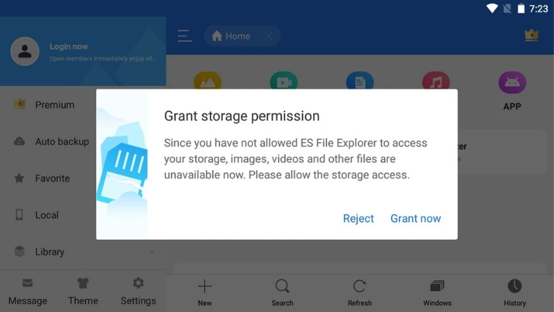 Công cụ quản lý ứng dụng và dữ liệu tải xuống trong ES File Explorer