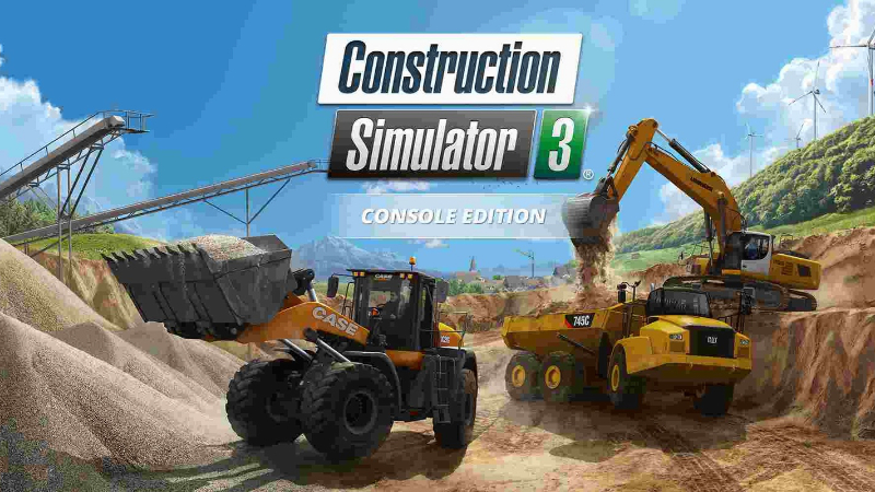 Công trường có nhiều phương tiện trong Construction Simulator 3 MOD