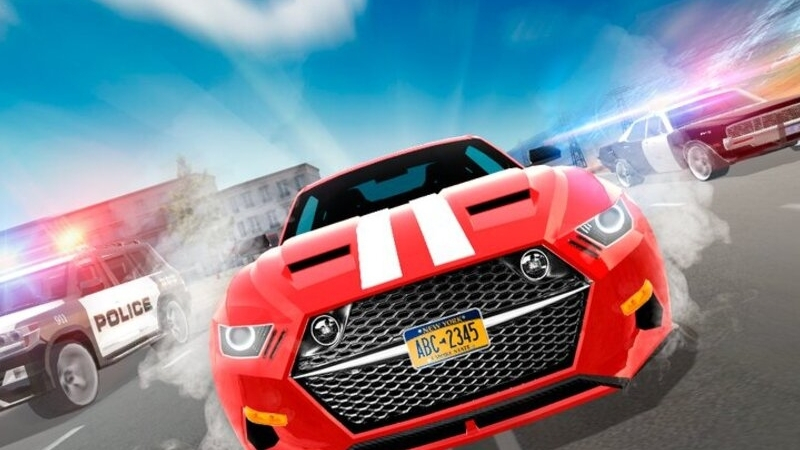 Giao diện gara và mở khóa xe trong Car Simulator 2 hack