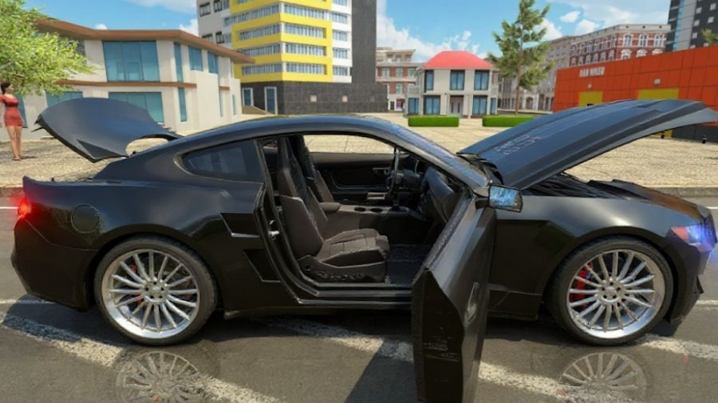 Giao diện lái xe từ buồng lái trong Car Simulator 2